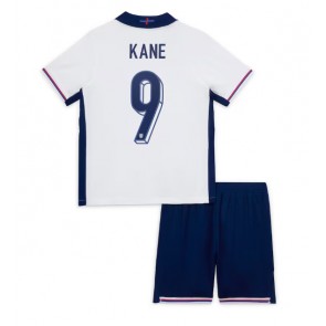 Anglie Harry Kane #9 Dětské Domácí dres komplet ME 2024 Krátký Rukáv (+ trenýrky)